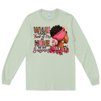 Matcha What other think of me is none of my business afro Long Sleeve Tee - RanaPortraitStore