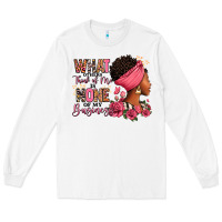 White What other think of me is none of my business afro Long Sleeve Tee - RanaPortraitStore
