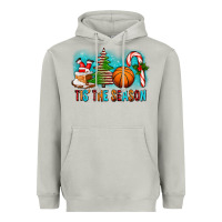 Moon Dust Tis The Season Christmas With Basketball And Candy Cane Heavyweight Hoodie - FaDigitalArtStudio