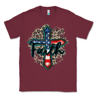 Burgundy faith usa Classic Tee - Zillion Design Studio