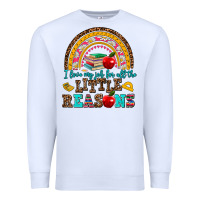 White i love my job for all the little reasons Premium Sweatshirt - AdoDesignShop