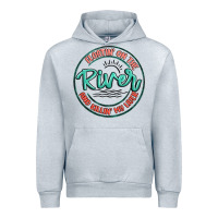 Heather Grey floatin on the river killin my liver Urban Hoodie - MaliasSmallBusiness