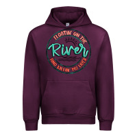 Mauve Wine floatin on the river killin my liver Urban Hoodie - MaliasSmallBusiness