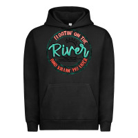 Pigment Black floatin on the river killin my liver Urban Hoodie - MaliasSmallBusiness