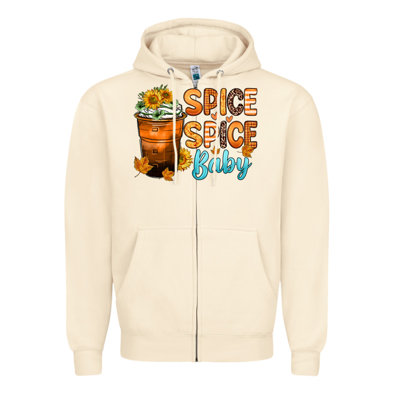 Spice Spice Baby Zipper Hoodie by Zillion Design Studio | Teevron