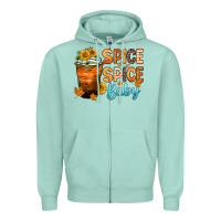 Seafoam spice spice baby Zipper Hoodie - Zillion Design Studio