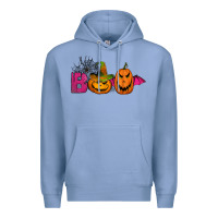 Colony Blue boo pumpkins Premium Hoodie - Jasminsmagicworld