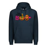 Navy boo pumpkins Premium Hoodie - Jasminsmagicworld