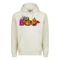 Oatmeal Heather boo pumpkins Premium Hoodie - Jasminsmagicworld