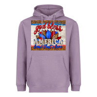 Lavender god bless america land that i love Heavyweight Hoodie - HRA Design Shop