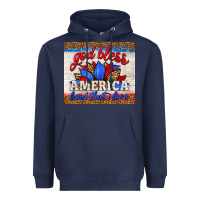 Navy god bless america land that i love Heavyweight Hoodie - HRA Design Shop
