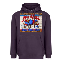 Plum god bless america land that i love Heavyweight Hoodie - HRA Design Shop