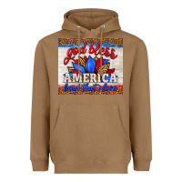 Toasted Coconut god bless america land that i love Heavyweight Hoodie - HRA Design Shop