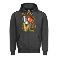 Charcoal Heather let all that you do be done in love Zipper Hoodie - texasbilliewilder