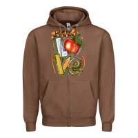 Chestnut let all that you do be done in love Zipper Hoodie - texasbilliewilder