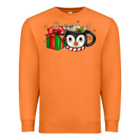 Carrot Christmas penguin coffee Premium Sweatshirt - JahusDesignShop