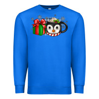 True Royal Christmas penguin coffee Premium Sweatshirt - JahusDesignShop