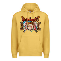 Antique Gold baseball mom Premium Hoodie - AdoDesignShop