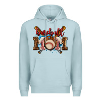 Blue Mist baseball mom Premium Hoodie - AdoDesignShop