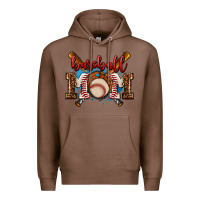 Chestnut baseball mom Premium Hoodie - AdoDesignShop