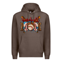 Coffee baseball mom Premium Hoodie - AdoDesignShop