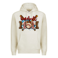Oatmeal Heather baseball mom Premium Hoodie - AdoDesignShop