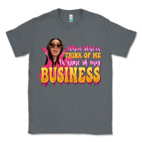 Charcoal Heather afro black boss lady Classic Tee - texasbilliewilder