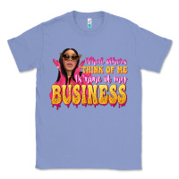 Colony Blue afro black boss lady Classic Tee - texasbilliewilder