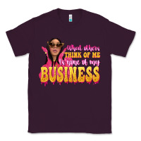 Plum afro black boss lady Classic Tee - texasbilliewilder