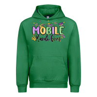 Emerald mobile mardi gras Urban Hoodie - MaliasSmallBusiness