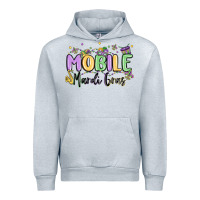 Heather Grey mobile mardi gras Urban Hoodie - MaliasSmallBusiness