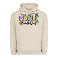 Pigment French Oak mobile mardi gras Urban Hoodie - MaliasSmallBusiness