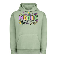 Pigment Oil Green mobile mardi gras Urban Hoodie - MaliasSmallBusiness