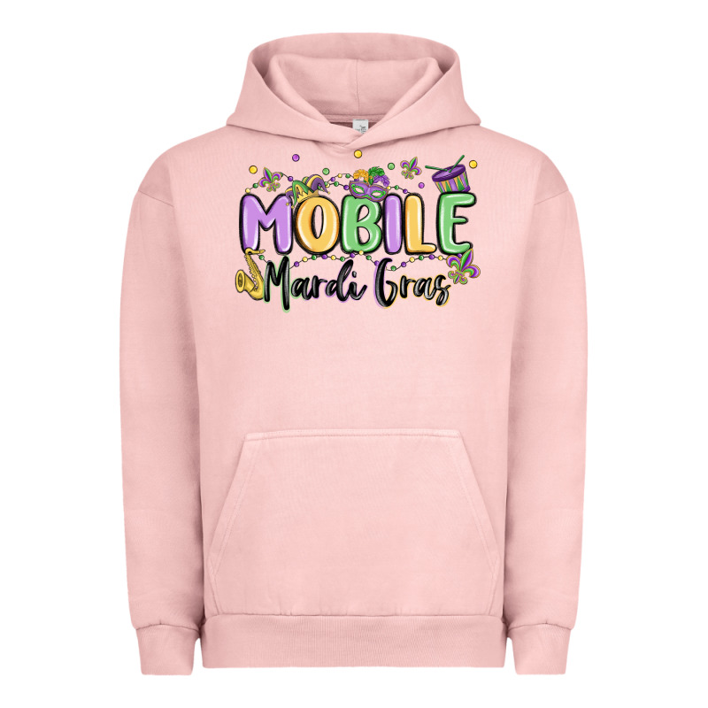 Mobile Mardi Gras Urban Hoodie by MaliasSmallBusiness | Teevron