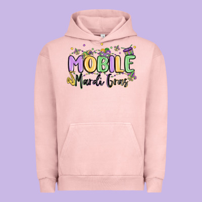 Mobile Mardi Gras Urban Hoodie Designed By Maliassmallbusiness
