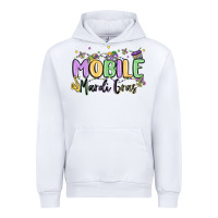 White mobile mardi gras Urban Hoodie - MaliasSmallBusiness