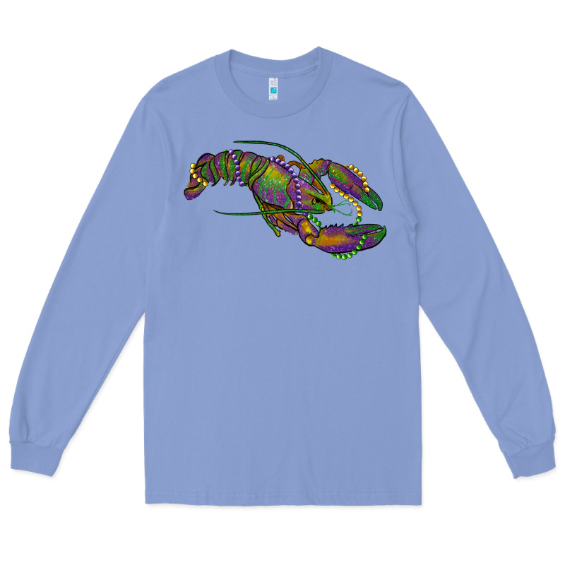 Mardi Gras Crawfish Long Sleeve Tee by RanaPortraitStore | Teevron
