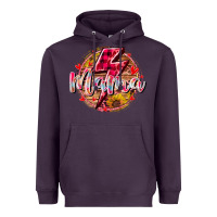 Plum mama lighting bolt Heavyweight Hoodie - RacoonDesign