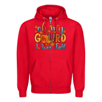 Red oh my gourd i love fall Zipper Hoodie - Zillion Design Studio