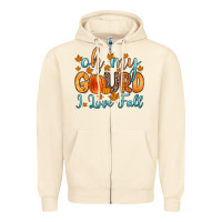 Sandshell oh my gourd i love fall Zipper Hoodie - Zillion Design Studio