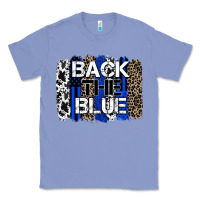 Colony Blue back the blue brushstroke Classic Tee - Zillion Design Studio