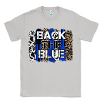 Moon Dust back the blue brushstroke Classic Tee - Zillion Design Studio