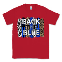 Red back the blue brushstroke Classic Tee - Zillion Design Studio