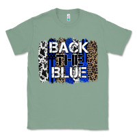 Sage back the blue brushstroke Classic Tee - Zillion Design Studio