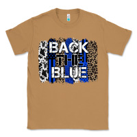 Toasted Coconut back the blue brushstroke Classic Tee - Zillion Design Studio