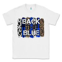 White back the blue brushstroke Classic Tee - Zillion Design Studio