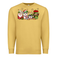 Antique Gold Christmas coffee Premium Sweatshirt - JahusDesignShop