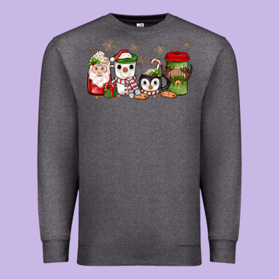 Christmas Coffee Premium Sweatshirt Designed By Jahusdesignshop