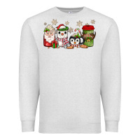 Oatmeal Heather Christmas coffee Premium Sweatshirt - JahusDesignShop