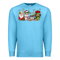 Ocean Blue Christmas coffee Premium Sweatshirt - JahusDesignShop